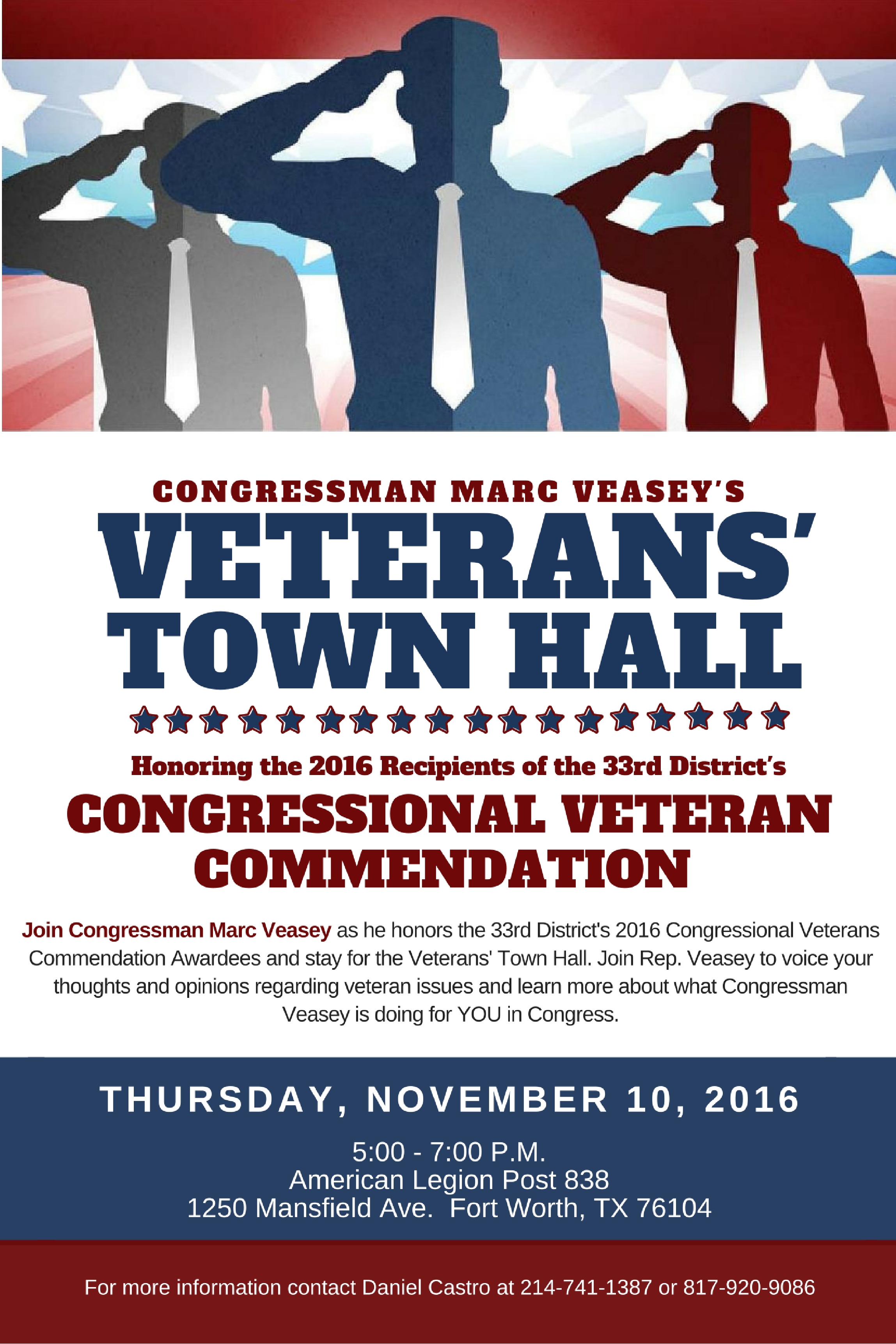 2016 Congressional Veterans Commendation - Veterans Town Hall