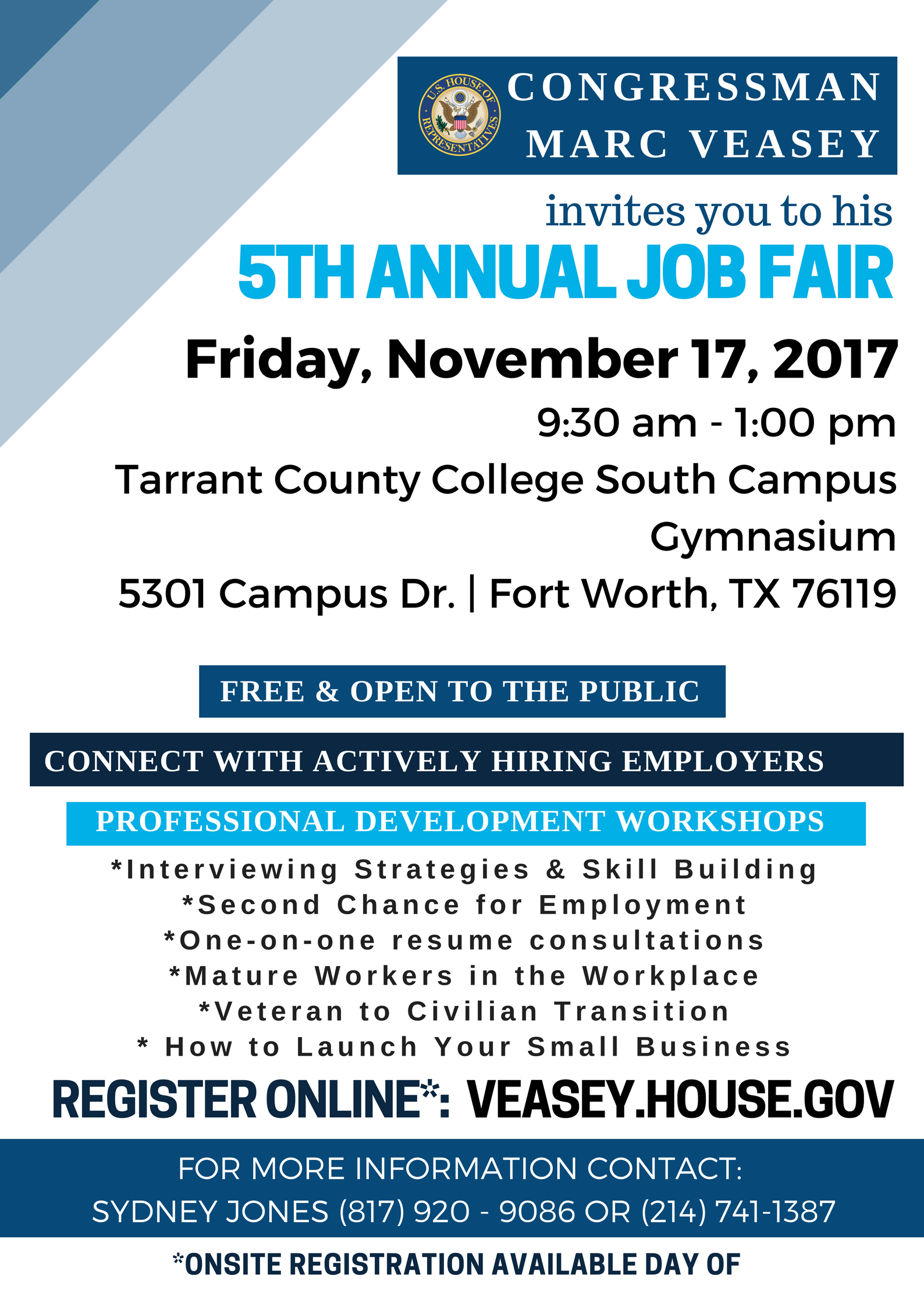 Veasey 5th Annual Job Fair 