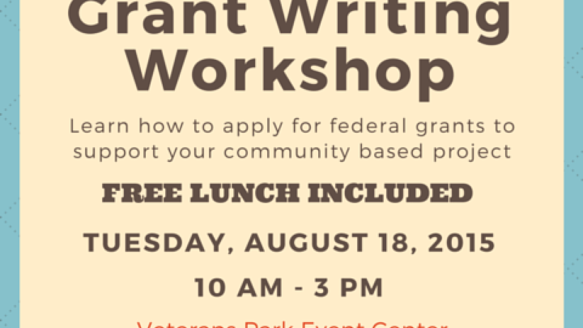 2015 Grant Writing Workshop MV  updated 