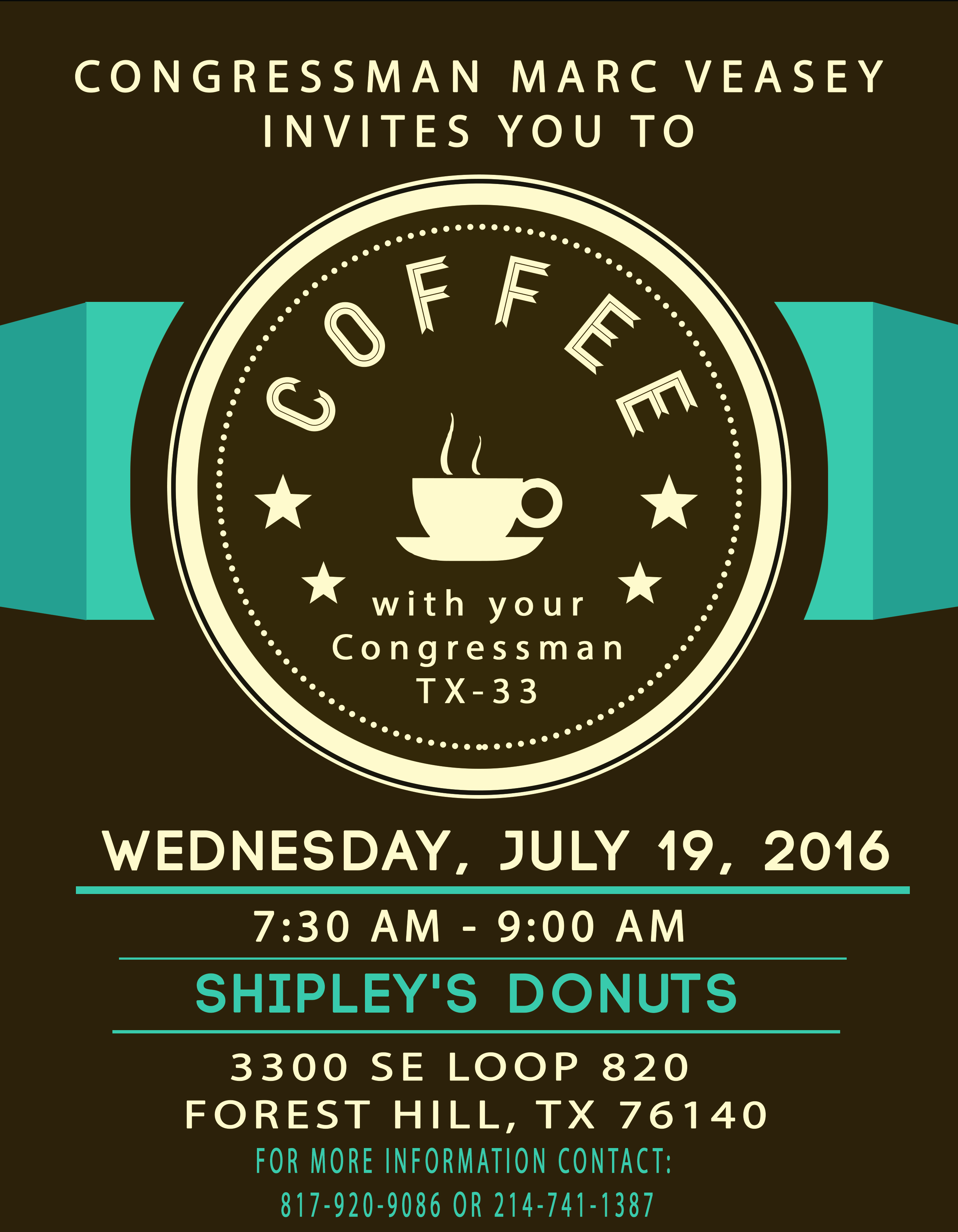 Coffee With Your Congressman - July 2016