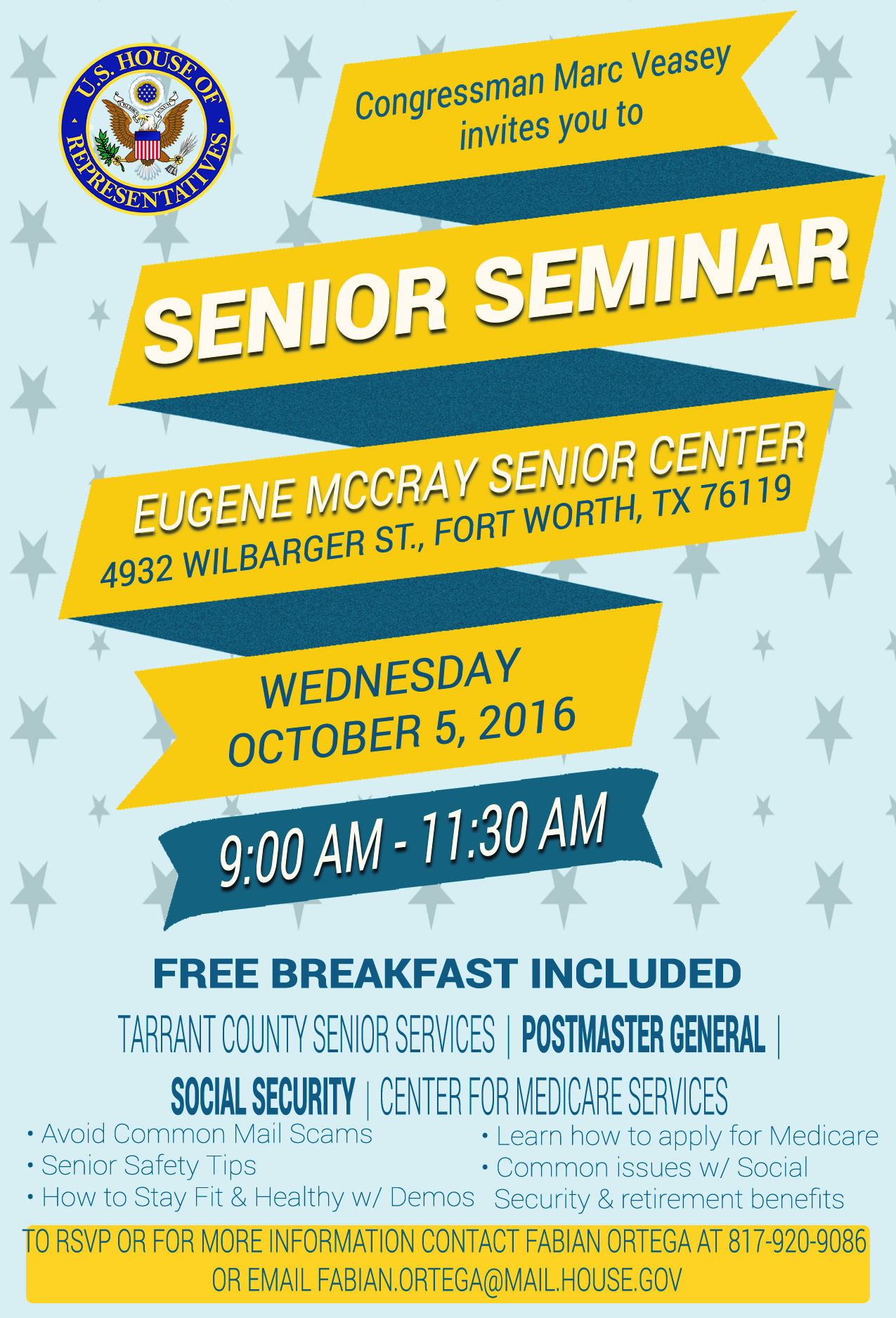 Senior Issues Forum Flyer FW 2016 
