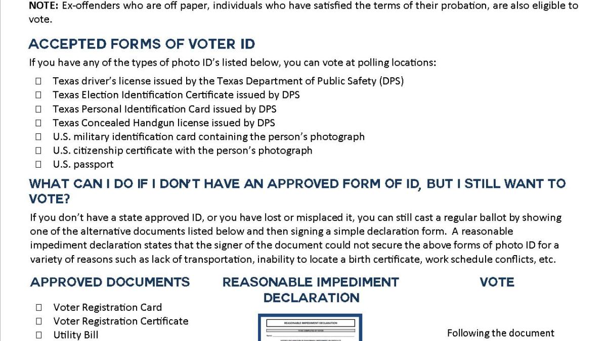 2016 Updated Voter ID Handout    FINAL 