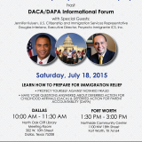DACA / DAPA Informational Panel July 2015