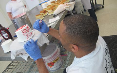 Cake decorating