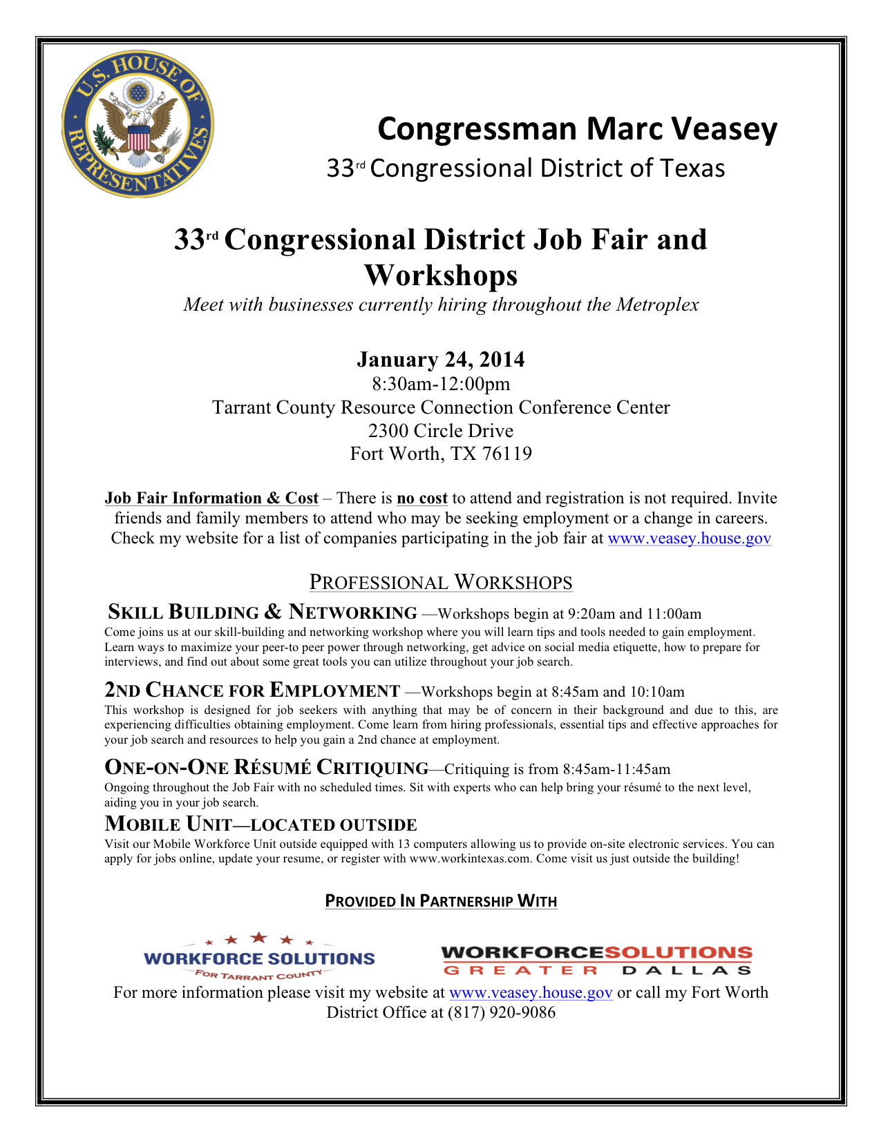 job fair workshops